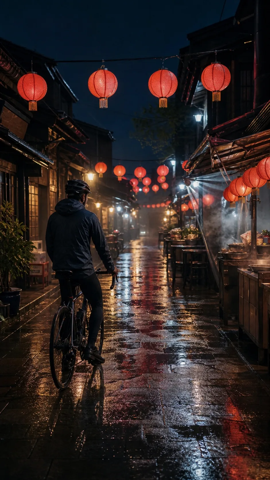 Input image for Lantern alley camera push